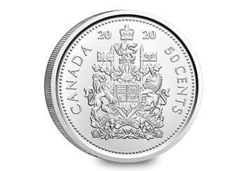 2020 Canada Royal Arms 50 Cent Roll reverse