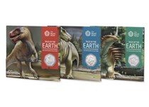 This collection includes the three UK 2020 Dinosaur 50p BU Packs issued by The Royal Mint. Each coin is presented in its original bespoke Royal Mint presentation pack and is struck to BU quality.