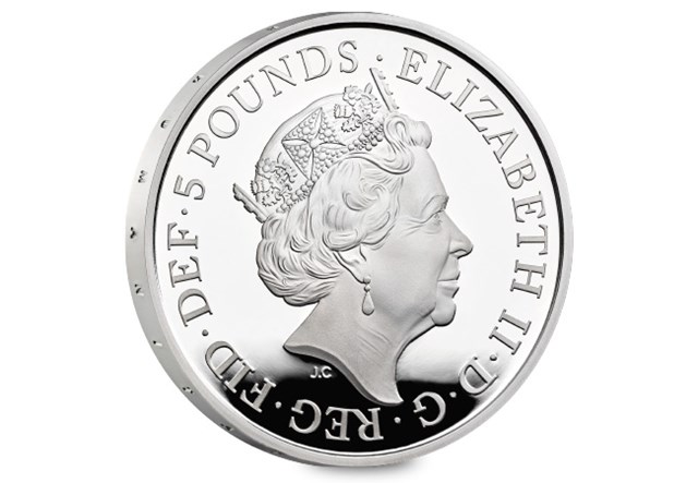 UK 2020 British Red Cross Silver Proof £5 Coin obverse