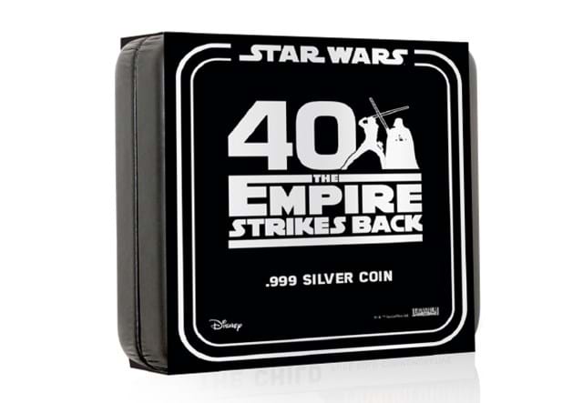 STAR WARS The Empire Strikes Back 40th Anniversary Silver Proof Set packaging