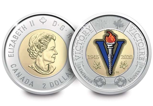 2020 VE Day Allied Nations Coin Pack Canada both sides