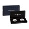 The 2020 UK and US 400th Anniversary of the Mayflower Silver Proof Coin and Medal Set in display box and packaging behind