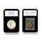 Charles Dickens Coin and Stamp Set slabs