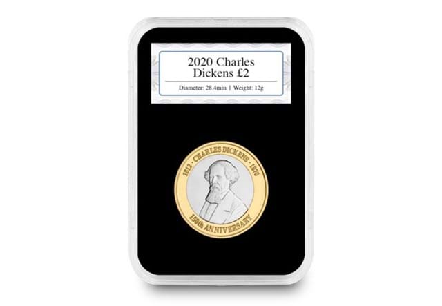Charles Dickens Coin and Stamp Set Charles Dickens reverse