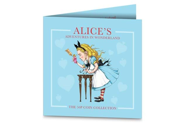 Alice's Adventures in Wonderland BU 50p Set pack front
