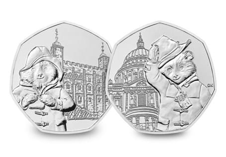 The 2019 Paddington Pair includes both commemorative 50p coins that were issued in 2019. 