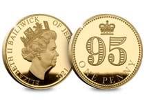 Your Queen's 95th Birthday Gold Penny is struck from .375 Gold to a Proof finish. Your coin has been officially struck on the Queen's 95th Birthday, 21st April 2021.