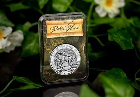 This product features the official Robin Hood 1oz Silver Bullion coin issued by The Royal Mint. It is struck from 99.9% silver and comes presented in a box with certificate of authenticity. EL 995.