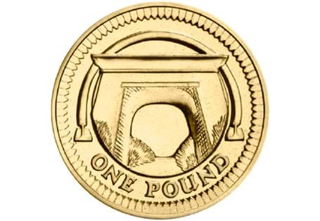 Issued in 2006 as part of the Bridge series of £1 coins. This reverse design features the Egyptian Arch Railway Bridge, which represents Northern Ireland.