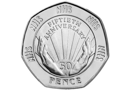 This 50p coin was issued in 1998 to commemorate the 50th Anniversary of health secretary Aneurin Bevan establishing the National Health Service in 1948.