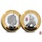 RFU 150th Anniversary Silver Proof Tackle £2 Coin Obverse and Reverse