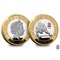 RFU 150th Anniversary Silver Proof Try £2 Coin Obverse and Reverse