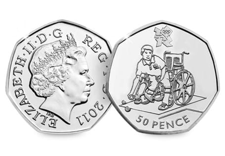 The Boccia 50p coin was issued as part of a series of 29 Olympic 50ps in commemoration of London 2012, with each 50p featuring a different Olympic Sport.