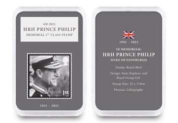 Prince Philip Memorial Coin & Stamp Collection Stamp 1st