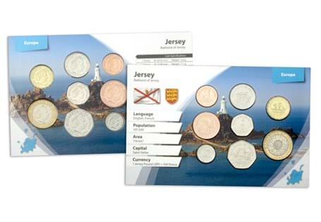 This Jersey coin set includes eight coins issued between 1998 to 2016. Your coins come presented in a Jersey themed blistercard which includes each coin's specification.