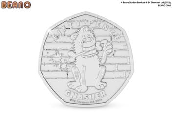 The Official Dennis's 70th Anniversary 50p Set Gnasher Reverse