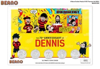 Dennis's 70th Anniversary Ultimate 50p Cover