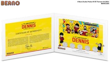 Dennis's 70th Anniversary Ultimate 50p Cover Certificate