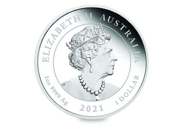 Australia Queen’s 95th Birthday Silver Proof Coin Obverse