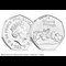 Winnie the Pooh and Friends BU 50p obverse and reverse