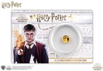 Harry Potter Small Gold Coin in Themed Packaging