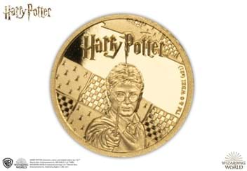 Harry Potter Small Gold Coin Reverse