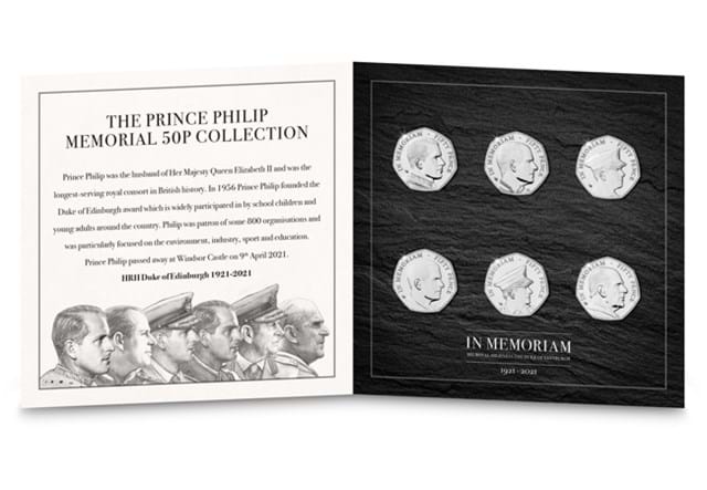 The Prince Philip BU Portrait 50p Set inside pack.jpg