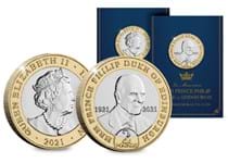 Your Prince Philip In Memoriam £2 Coin has been issued by the Isle of Man to commemorate the life and service of the late Duke of Edinburgh. 