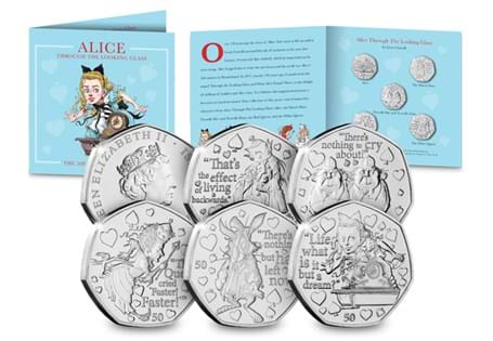 2021 marks the 150th Anniversary of Alice Through the Looking-Glass, the sequel to Alice Adventures in Wonderland Book. To celebrate you can own a set featuring five of the best known characters.