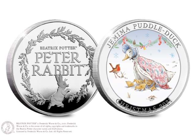 Jemima Puddle-Duck Coin Obverse and Reverse