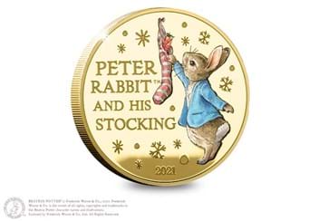 Gold Proof Peter Rabbit Commemorative Reverse