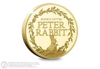 LGold Proof Peter Rabbit Commemorative Obverse