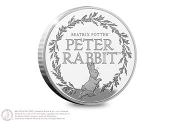 Silver Proof Peter Rabbit Commemorative Obverse