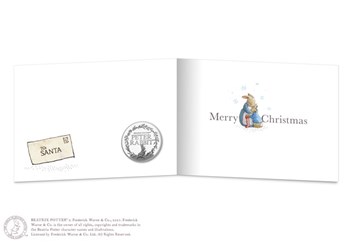 The Peter Rabbit Christmas Commemorative inside card