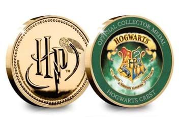 Official Hogwarts Medal Obverse and Reverse no legal wording