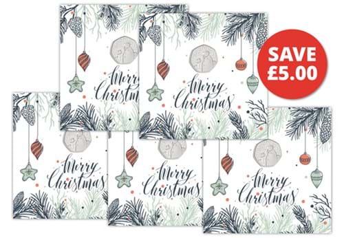 The Snowman™ 50p Christmas Card Bundle — SAVE £5.00