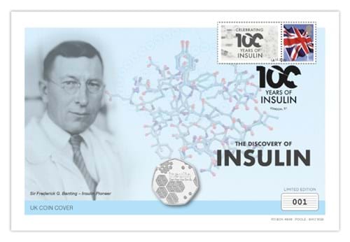 Discovery of Insulin Coin Cover