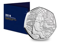 The 2018 Paddington Bear 50p Collecting Pack has space to fit two Paddington Bear 50p coins & includes the first coin to be released in the series issued in 2018 - Paddington at the Station.