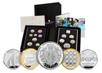 Commemorative coins for 2022 struck to a Proof finish, including eight definitive coins and five commemorative issues for 2022.
