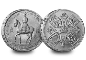 1953 Jubilee Crown Obverse and Reverse