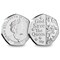 God Save The Queen 50p Obverse and Reverse