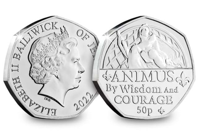 Animus 50p Obverse and Reverse