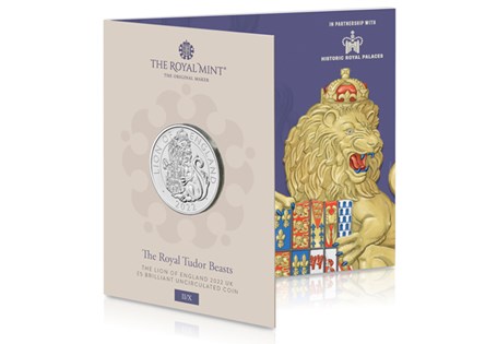 This 2022 £5 coin has been issued by The Royal Mint. This is the second coin in a series celebrating the powerful Tudor dynasty. 