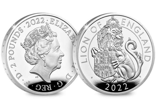 Lion of England Silver 1oz Obverse and Reverse