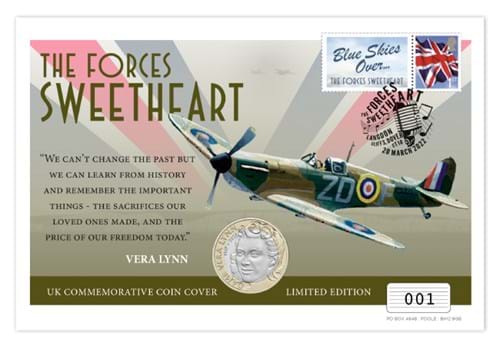 The Forces Sweetheart BU £2 Coin Cover