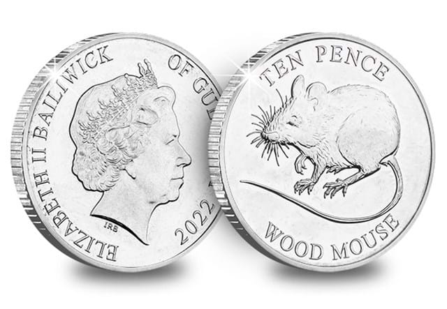 Woodland Mammals 10p Wood Mouse Obverse and Reverse