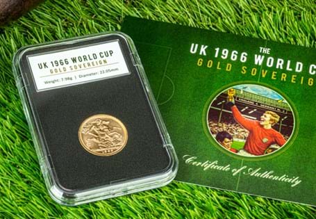 This UK 1966 Gold Sovereign will be presented in a medium sized box with a certificate of authenticity.