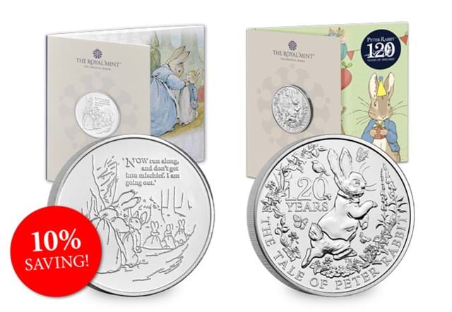 The Tale of Peter Rabbit™ £5 BU Pack Pair - 10% Saving!
