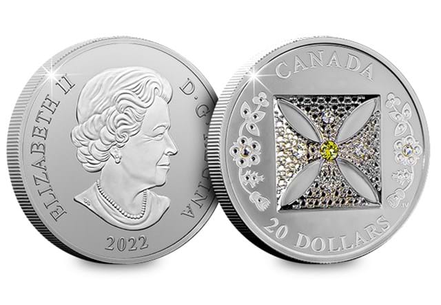 Canada 2022 Queen Elizabeth II's Diamond Diadem Obverse and Reverse