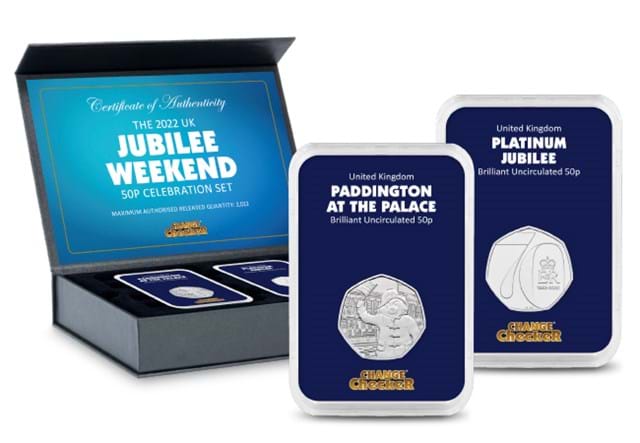 DN Change Checker 2021 Platinum Jubilee Paddington At The Palace BU 50P Capsule Edition Pair Product Images 650X450 3